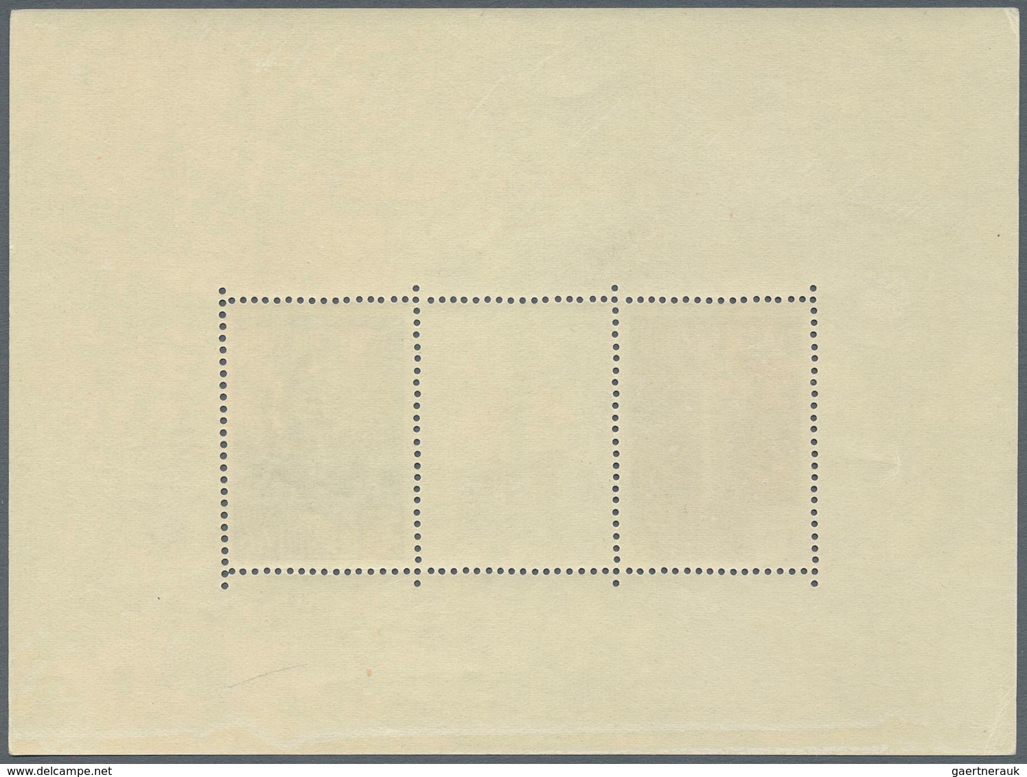 19516 Dt. Besetzung II WK - Serbien: 1943, Blockausgabe Mit PLATTENFEHLER "Punkt Am Linken Rand Bei Nr. 91 - Occupation 1938-45