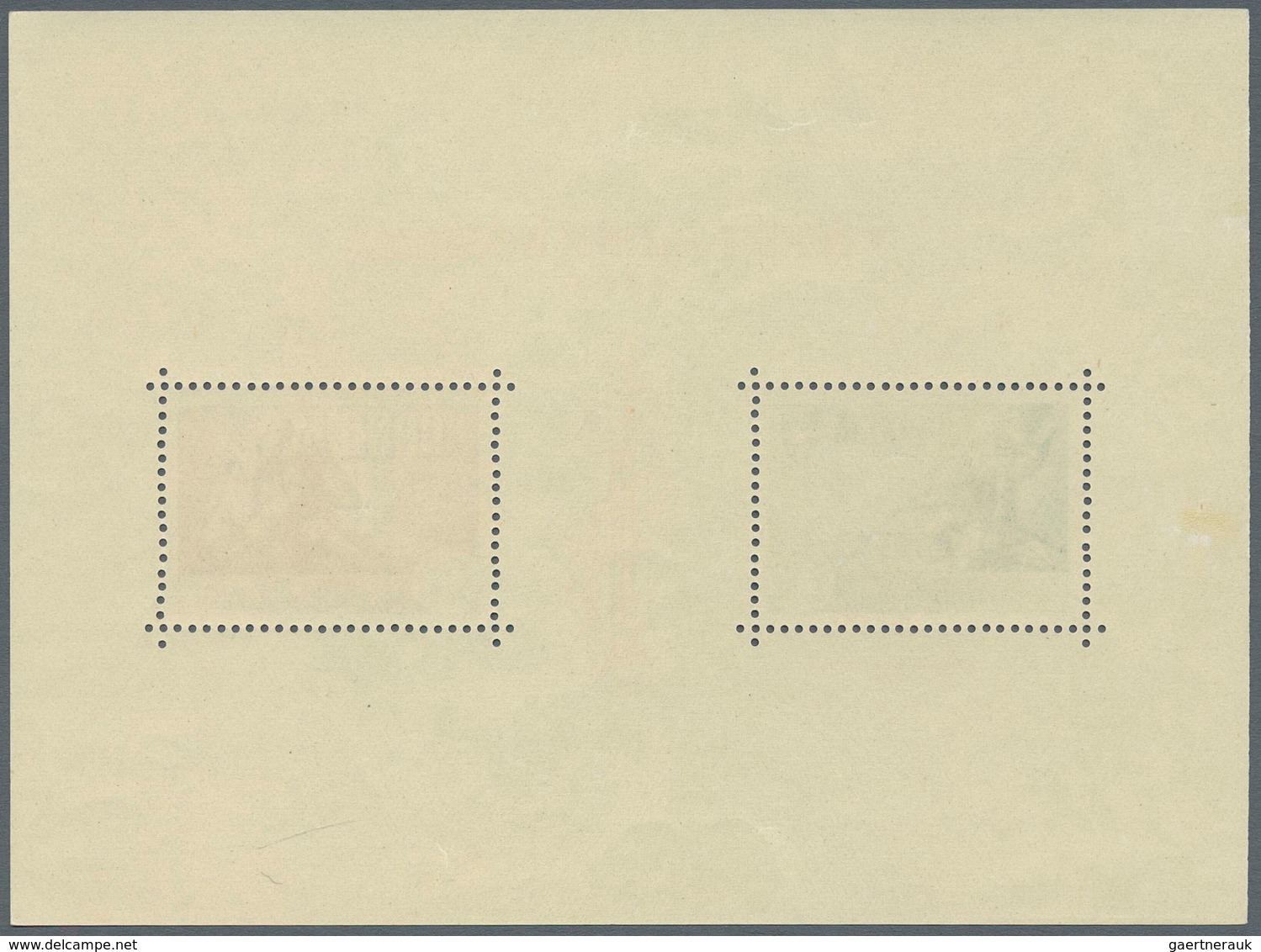 19518 Dt. Besetzung II WK - Serbien: 1943, Blockausgabe Mit PLATTENFEHLER "3eckiger Farbfleck In D. Mitte - Occupation 1938-45