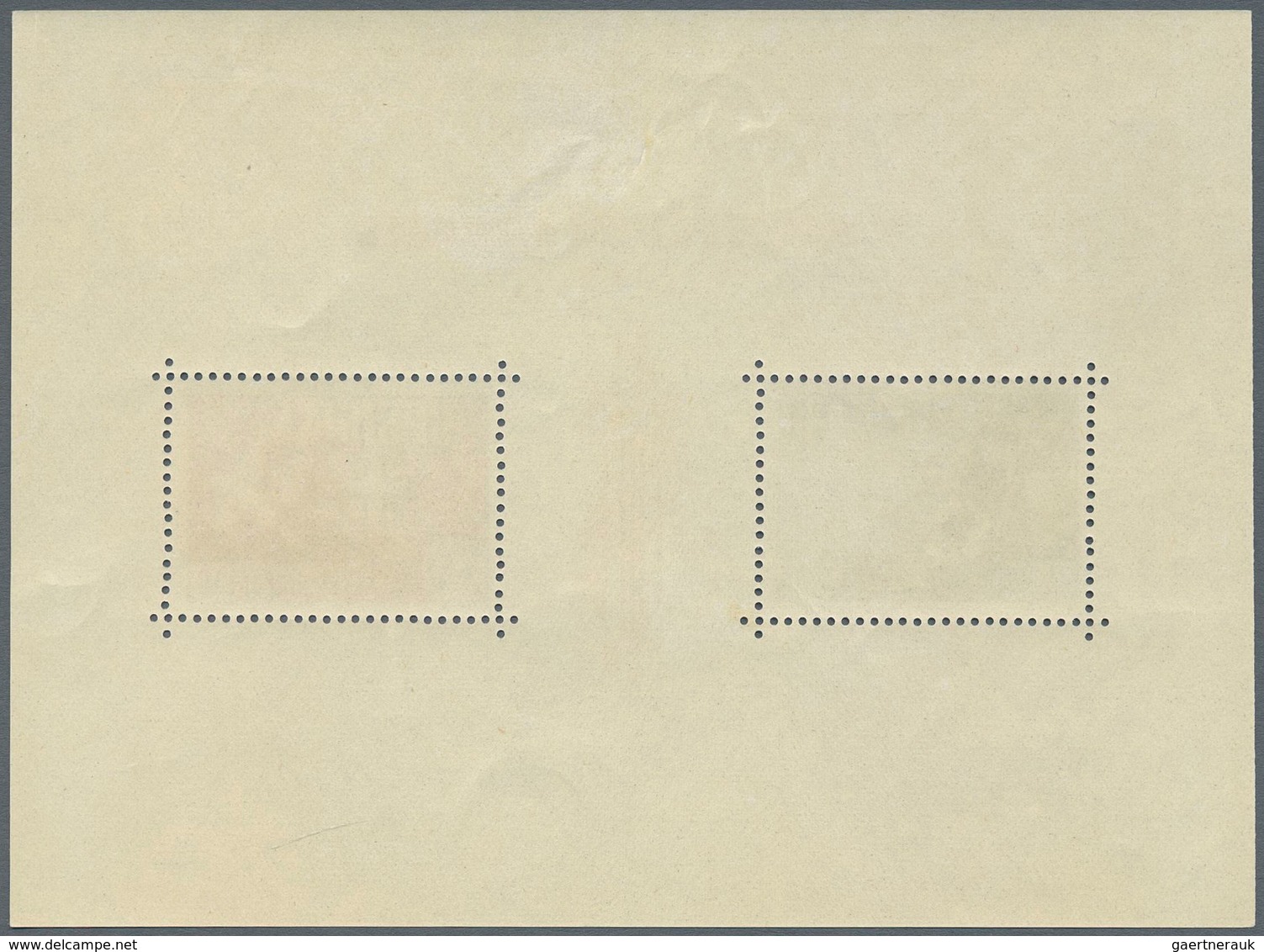 19519 Dt. Besetzung II WK - Serbien: 1943, Blockausgabe Mit PLATTENFEHLER "weißer Fleck Unter "R" (P) Des - Occupation 1938-45