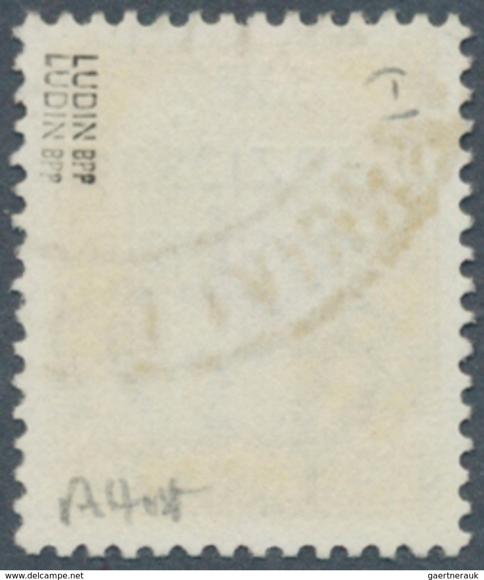 19535 Dt. Besetzung II WK - Zara: 1943, 35 C. Freimarke Schwärzlichkobalt Mit Aufdruck In Type II, Gestemp - Occupation 1938-45