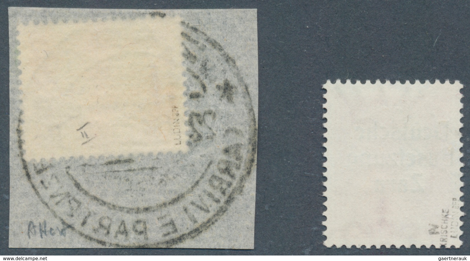 19537 Dt. Besetzung II WK - Zara: 1943, 75 C. Freimarke Schwärzlichrosa Und 5 L. Dkl'rosarot Mit Aufdruck - Occupation 1938-45