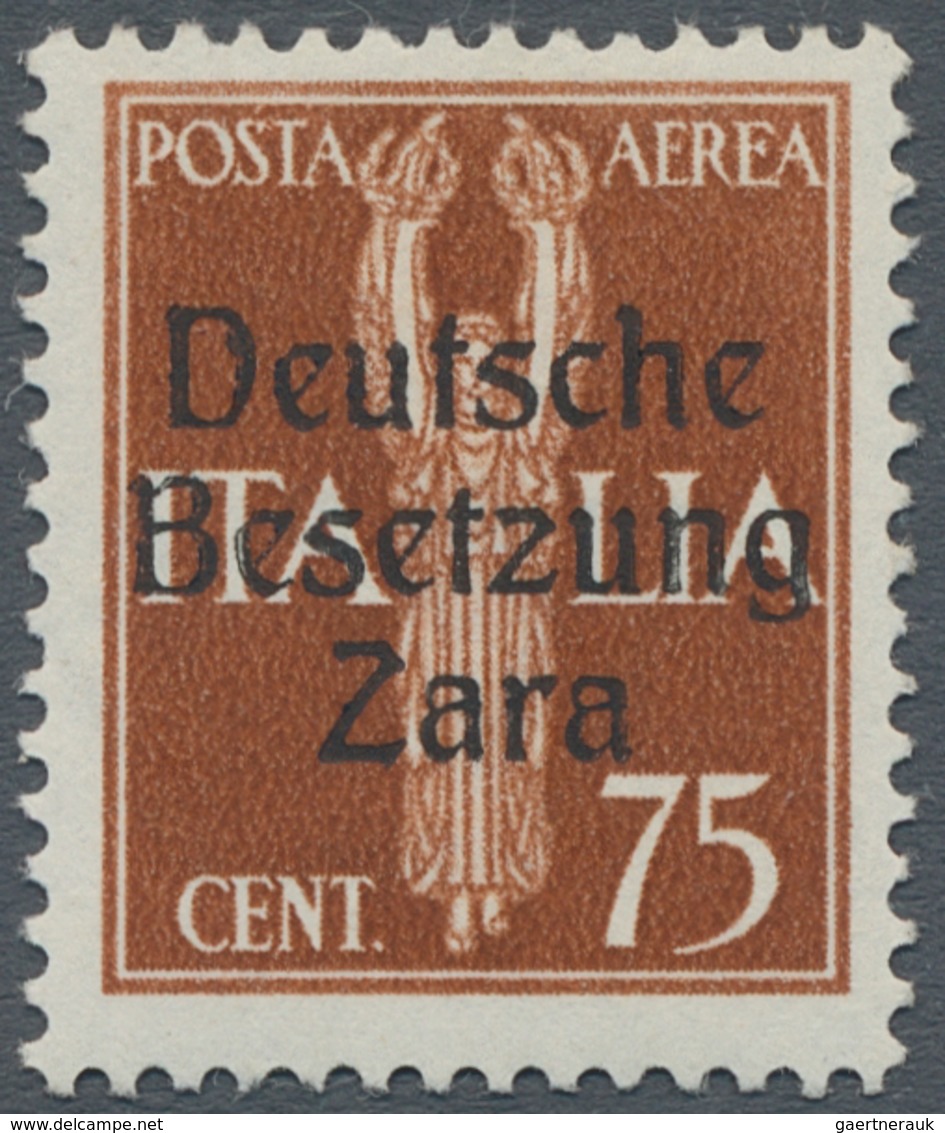 19553 Dt. Besetzung II WK - Zara: 1943, Angegebene Werte In Tadellos Postfrischer Erhaltung (2,50 L. Rotor - Occupation 1938-45