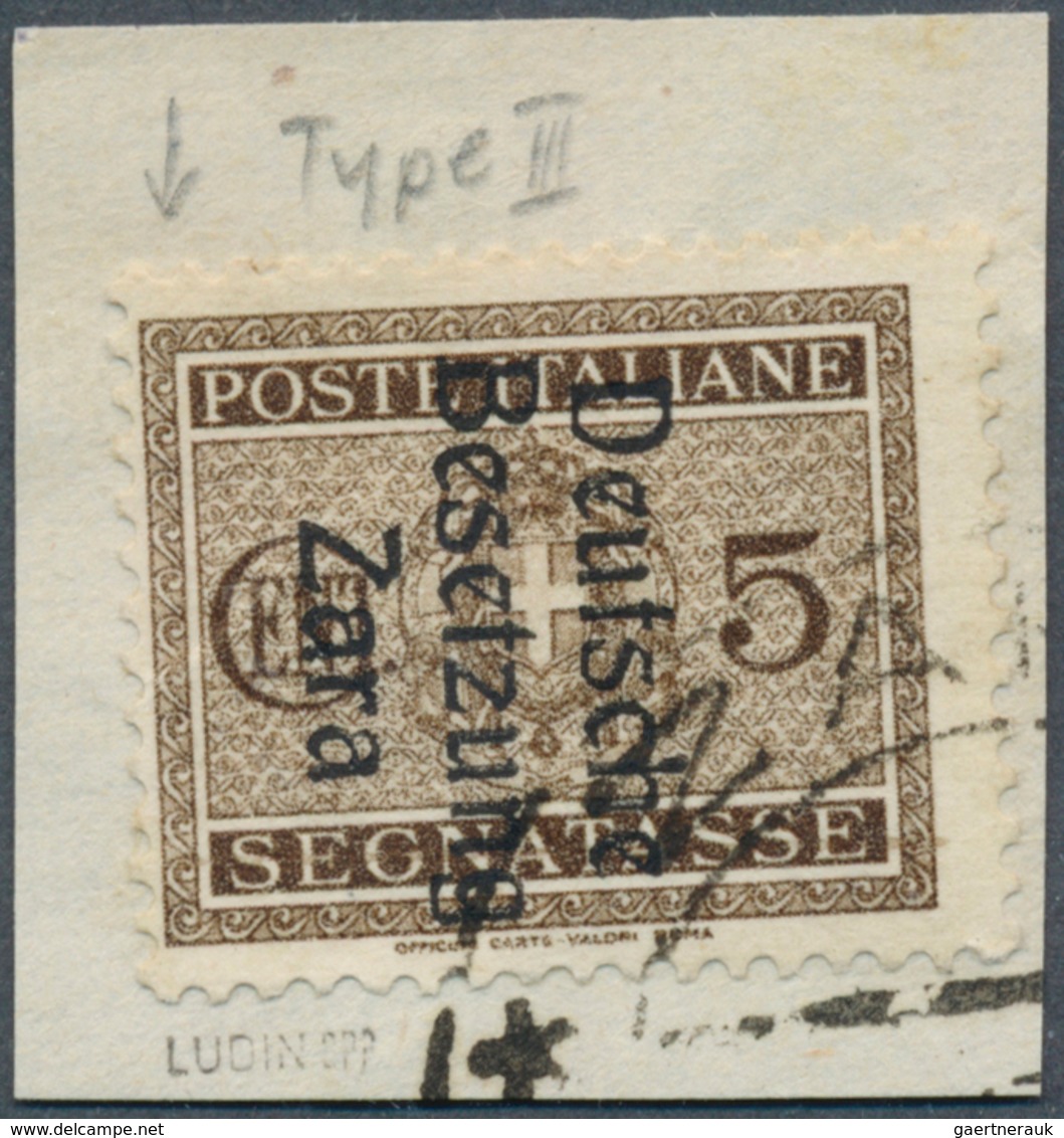 19564 Dt. Besetzung II WK - Zara: 1943, Freimarke 1.25 L Von Italien Mit Geändertem Aufdruck Auf Briefstüc - Occupation 1938-45