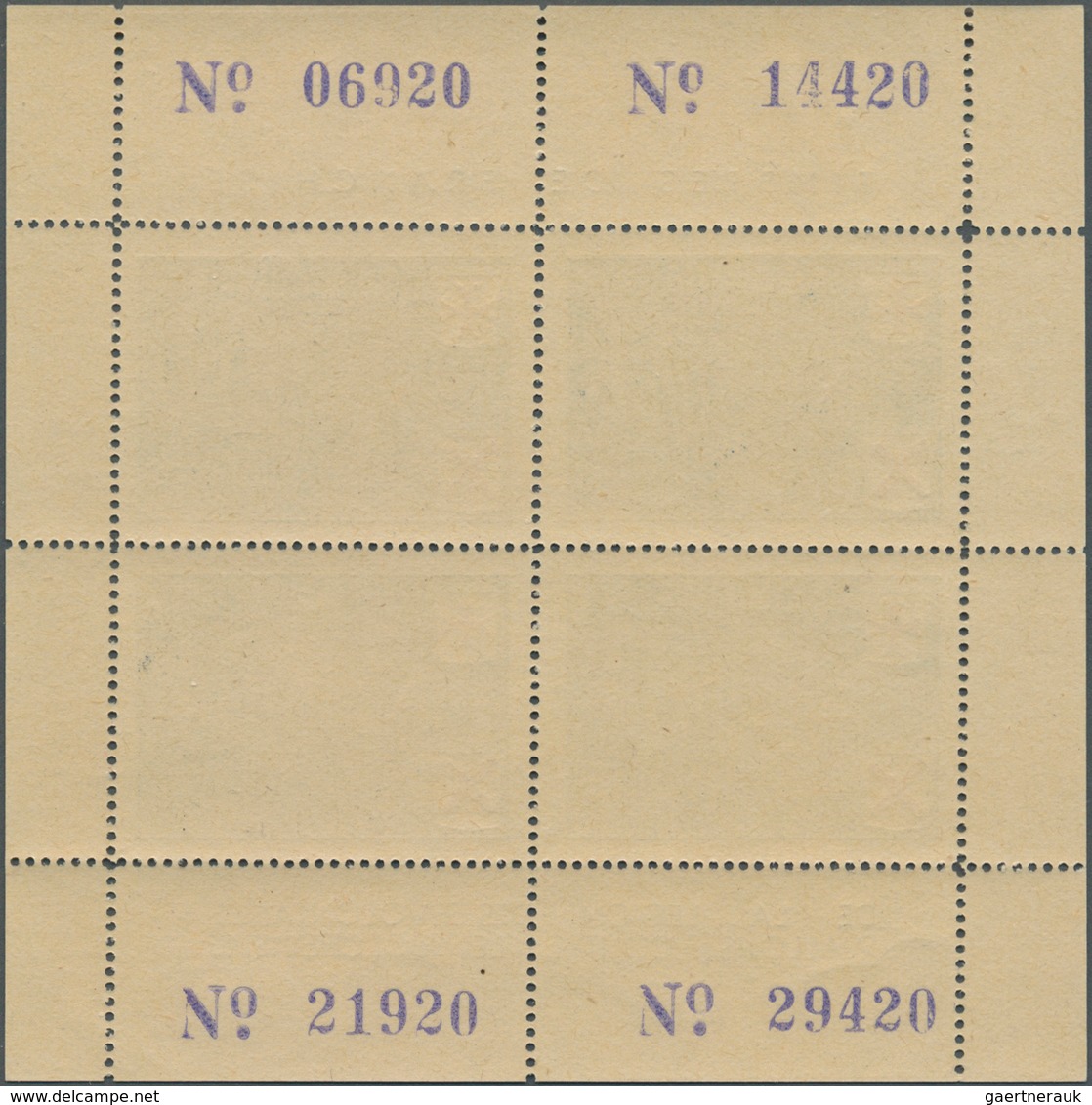 19573 Dt. Besetzung II WK - Private Ausgaben: 1941, WALLONISCHE LEGION, Kleinbogensatz postfrisch, Mi. 750