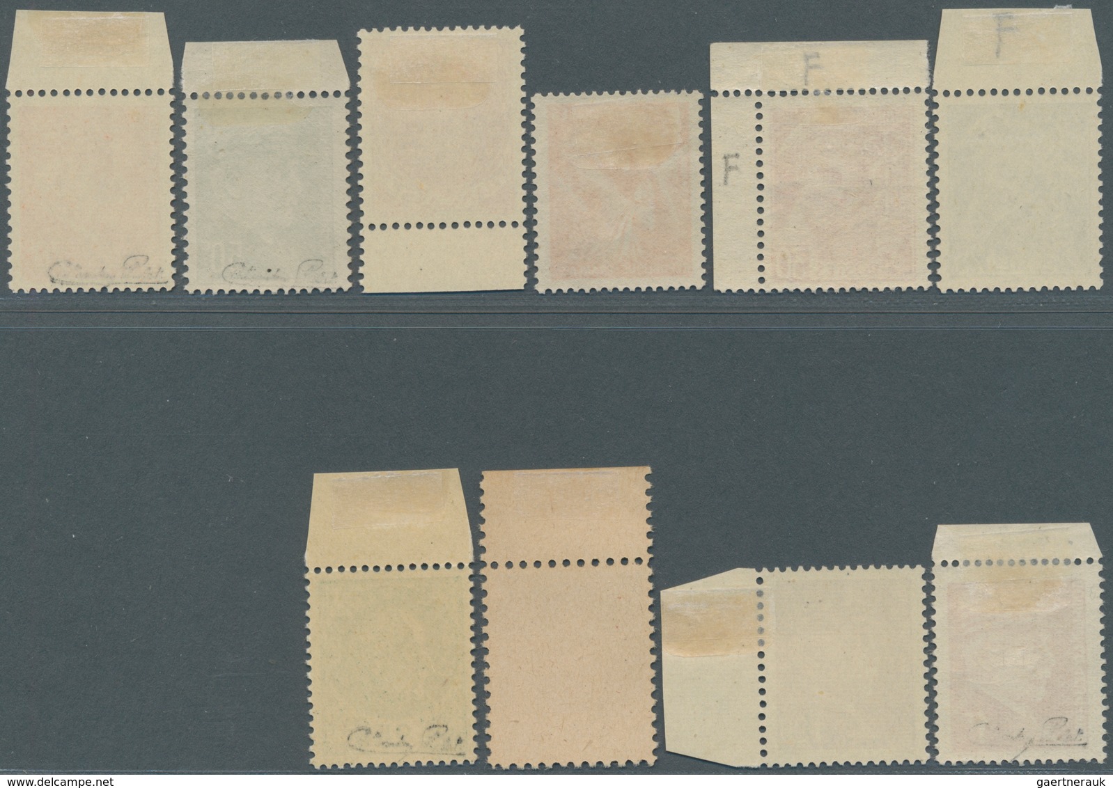 19593 Kriegs- Und Propagandafälschungen: 1941, 25 C. - 1,50 Fr. Merkurkopf Und Iris Sowie 30 C. - 1,20 Fr. - Other & Unclassified