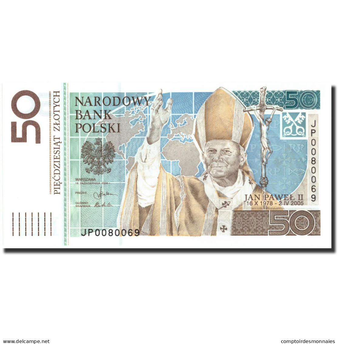 Billet, Pologne, 50 Zlotych, 2006, 2006, KM:178, NEUF - Pologne