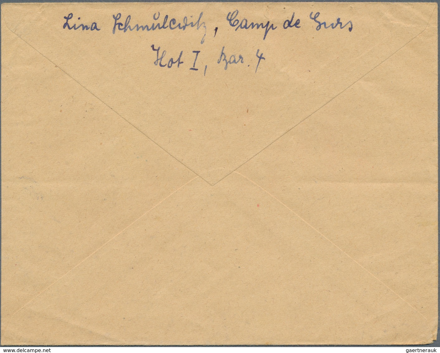 19660 Kriegsgefangenen-Lagerpost: 1942(18.5.), Portofreier Brief Aus Dem Berüchtigten Schlammlager "Camp D - Other & Unclassified