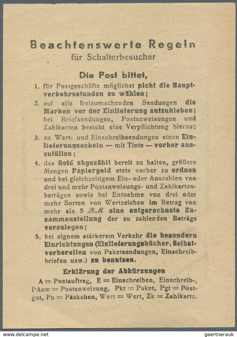 19687 KZ-Post: 1943/1944, THERESIENSTADT. Lot mit 12 Postbelegen von und nach dort. Ordentliche Erhaltunge