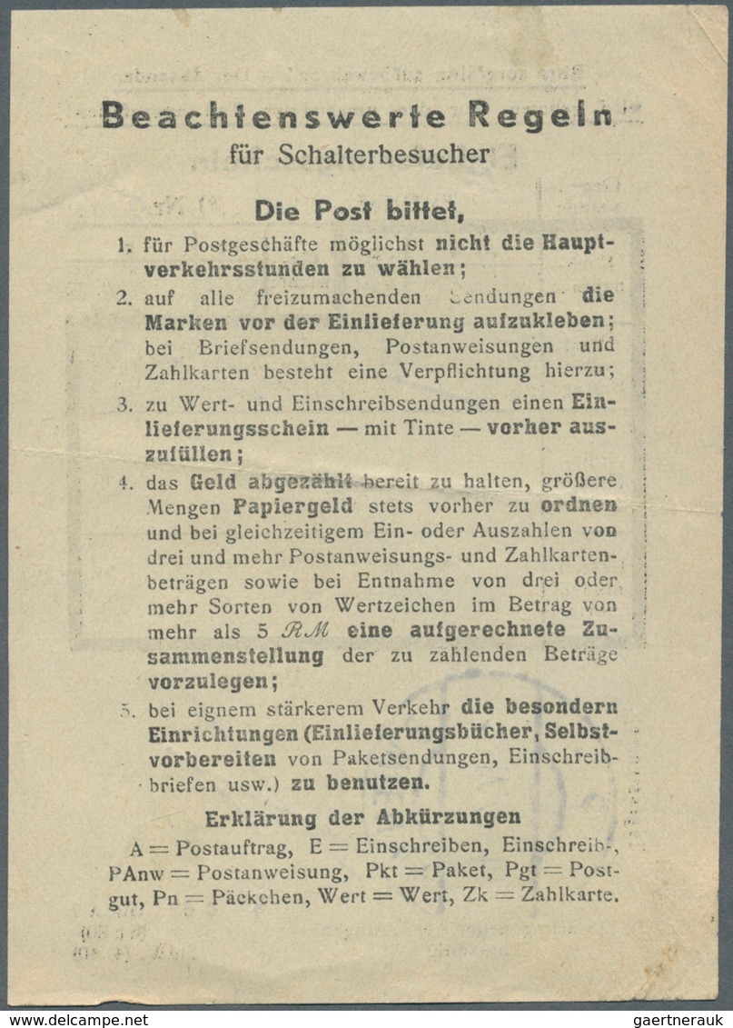 19687 KZ-Post: 1943/1944, THERESIENSTADT. Lot mit 12 Postbelegen von und nach dort. Ordentliche Erhaltunge