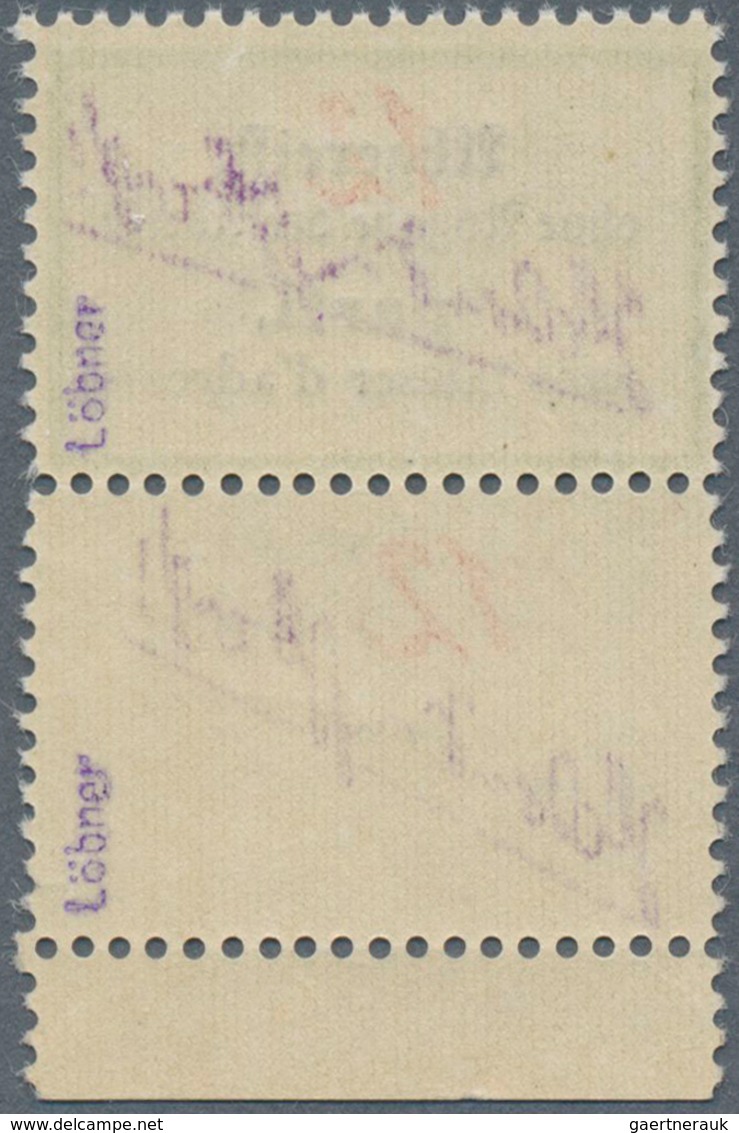 19725 Deutsche Lokalausgaben Ab 1945: GROßRÄSCHEN, 1945: 12 (Pf) In Roter Tinte Auf Postzettel "Abgereist. - Sonstige & Ohne Zuordnung