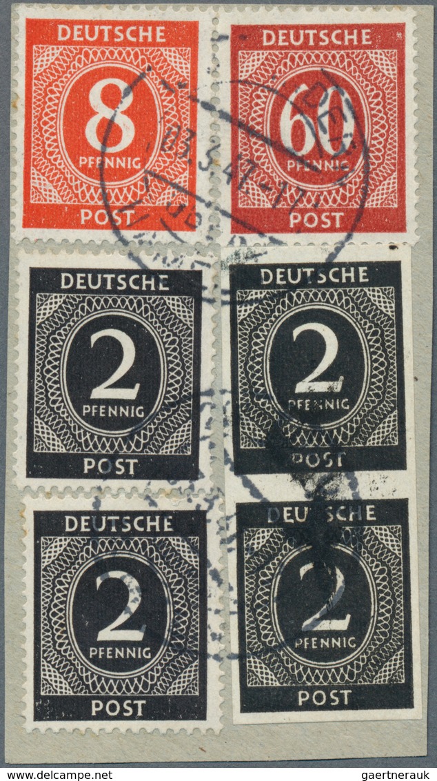 19774 Alliierte Besetzung - Gemeinschaftsausgaben: 1946. 2 Pf Kontrollrat I Im UNGEZÄHNTEN Senkrechten Paa - Other & Unclassified