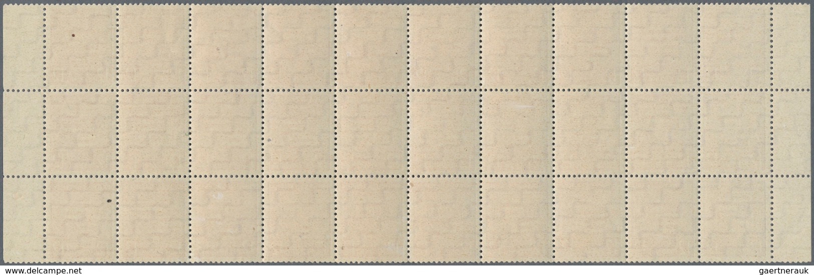 19958 Sowjetische Zone - Provinz Sachsen: 1945, 12 Pfg. Ziffer Lilakarmin Mit Wasserzeichen 1 Y, Senkrecht - Other & Unclassified