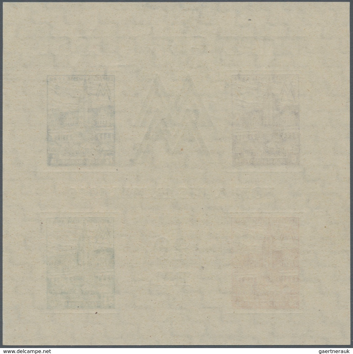 20100 Sowjetische Zone - West-Sachsen: 1946, 2 Postfrische Leipziger Messe-Block Ausgaben Bl. 5 X Type V, - Other & Unclassified