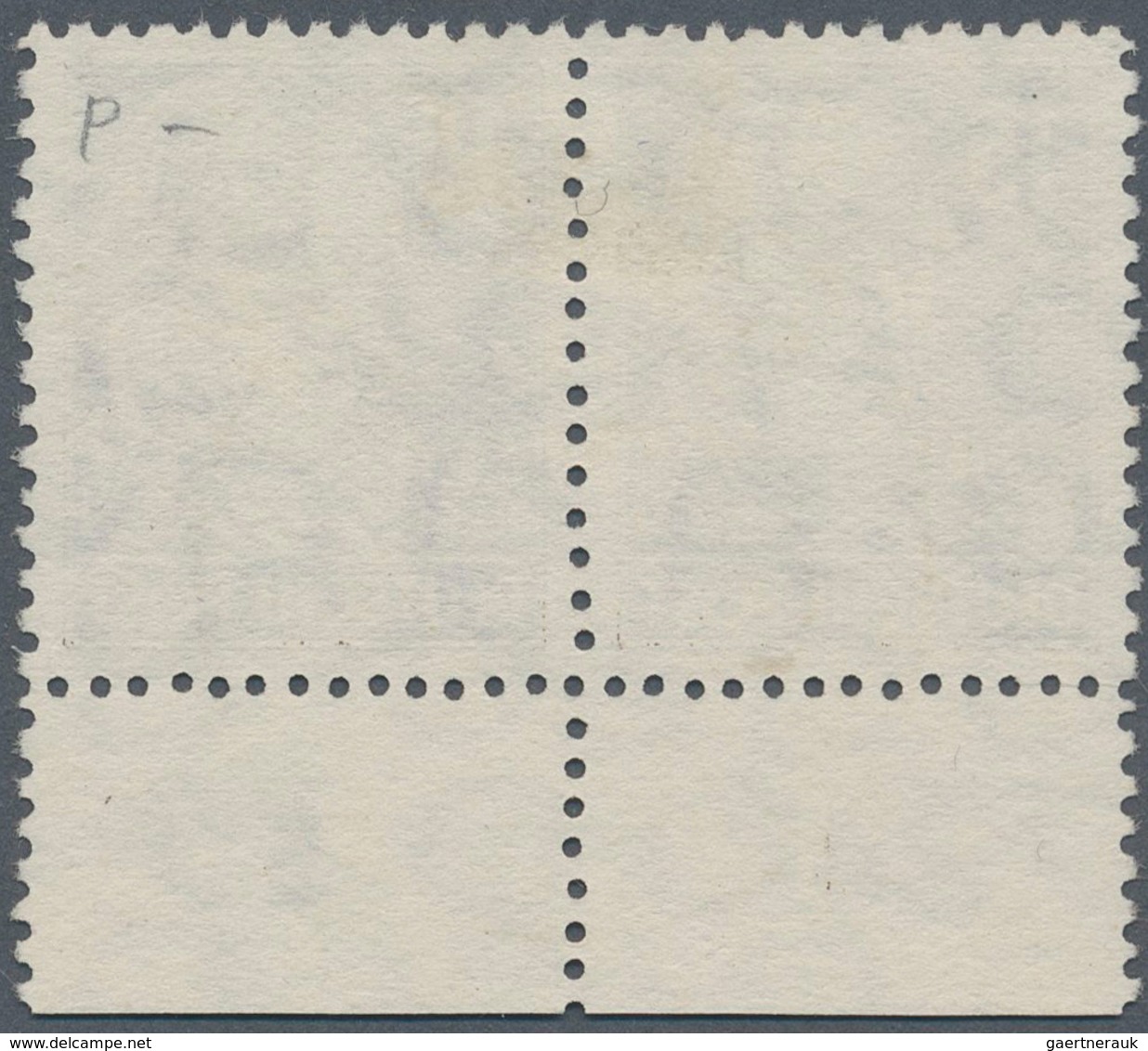 20204 DDR: 1953, 15 Pf Dunkelbraun Köpfe, Waagerechtes Paar Vom Unteren Bogenrand (Feld 94+95), Tadellose - Other & Unclassified