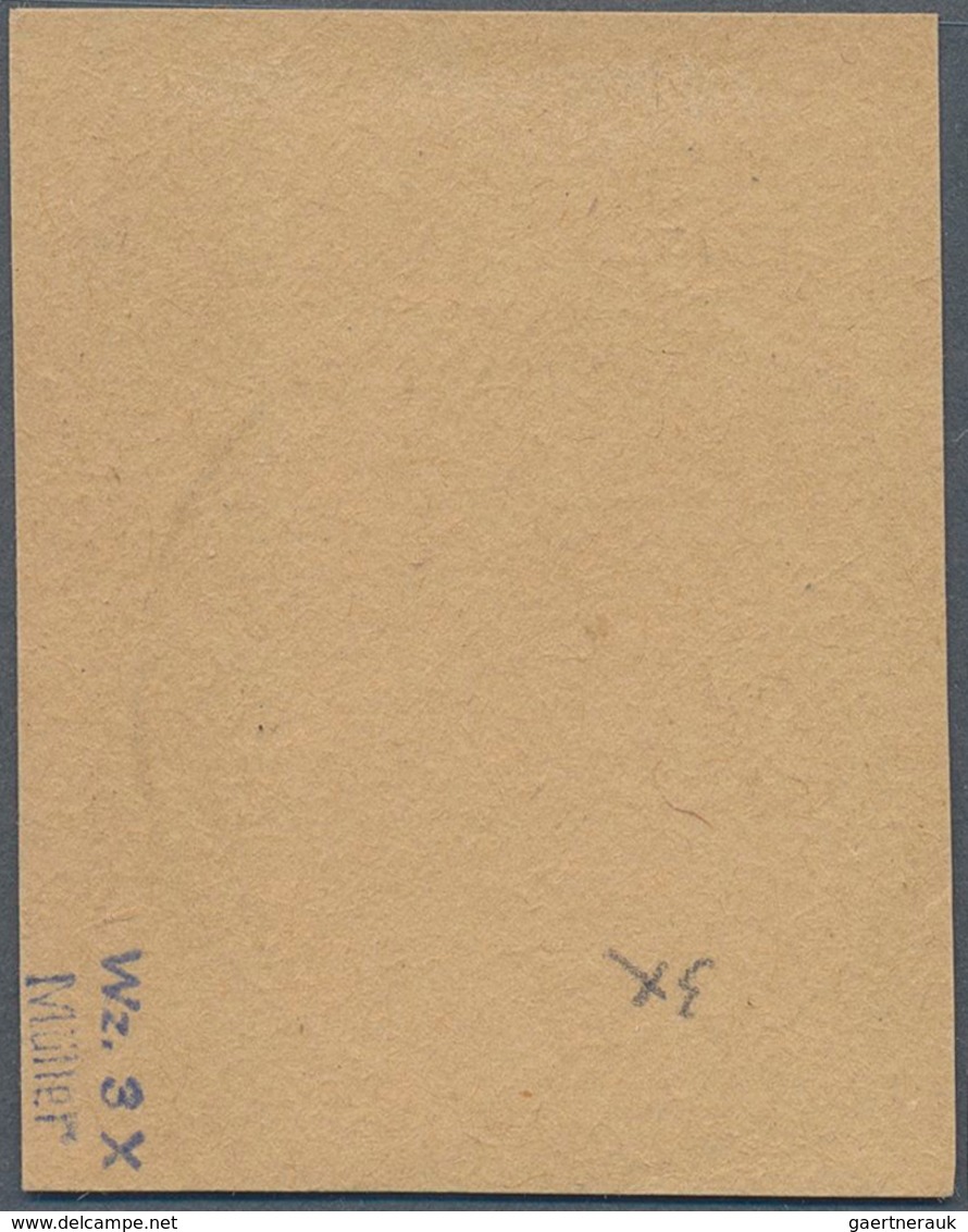20229 DDR: 1953, 84 Pf Bräunlichkarmin Köpfe, Marke Vom Unteren Bogenrand Auf Briefstück, Entwertet THALHE - Other & Unclassified