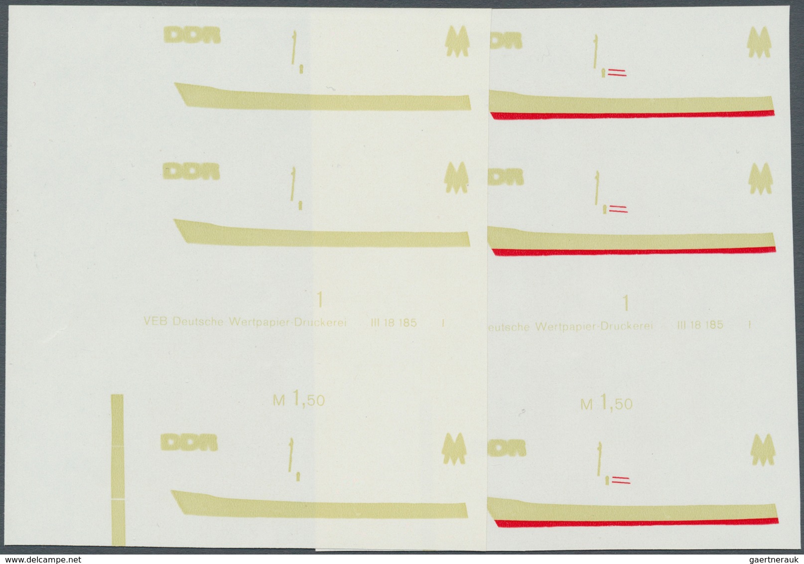 20291 DDR: 1968, Leipziger Frühjahrsmesse 15 Pf. 'Fang- Und Gefrierschiff Der Atlantik-Serie' In 4 Verschi - Other & Unclassified