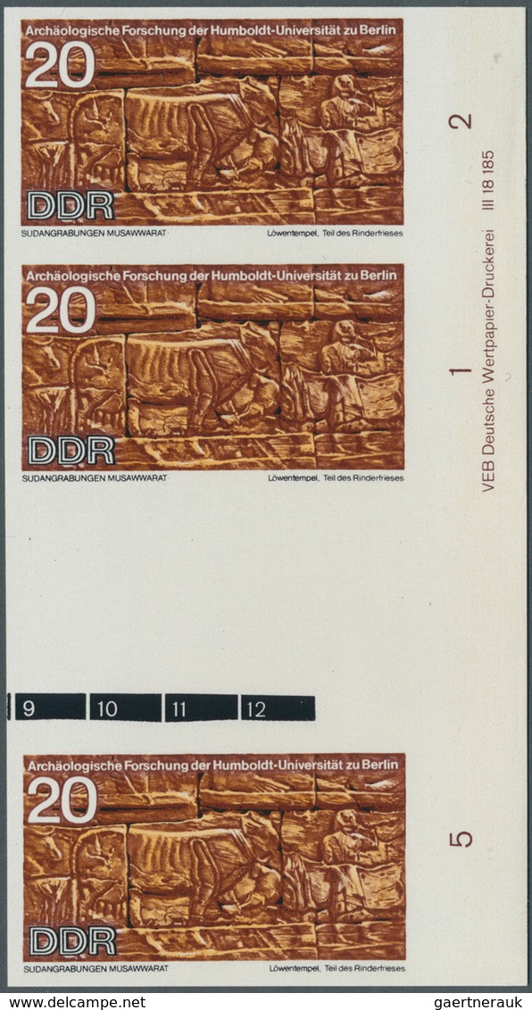 20343 DDR: 1970, Archäologische Forschung Der Humboldt-Universität Berlin 20 Pf. 'Rinderfries (Detail Aus - Other & Unclassified