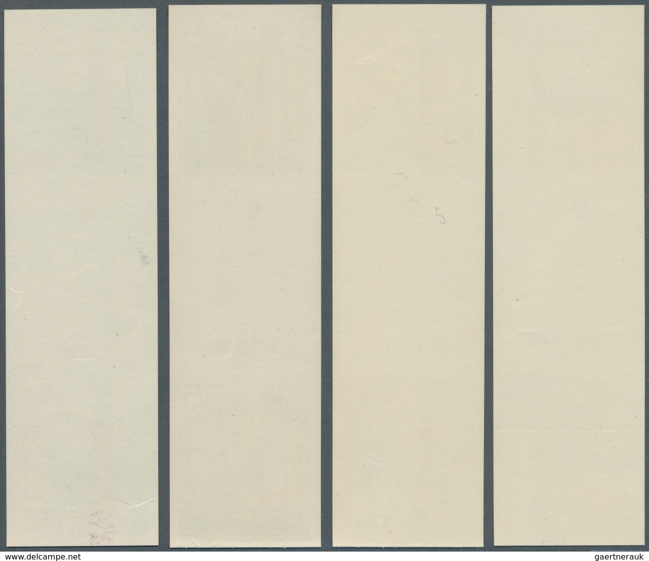 20361 DDR: 1974: DDR, Leuchttürme 15-40 Pfg. UNGEZÄHNT In Originalfarben, 4 Werte In Senkrechten ZWISCHENS - Other & Unclassified