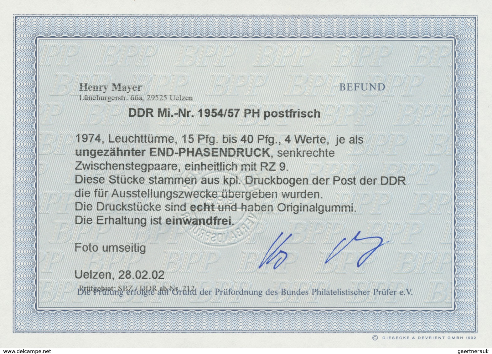 20361 DDR: 1974: DDR, Leuchttürme 15-40 Pfg. UNGEZÄHNT In Originalfarben, 4 Werte In Senkrechten ZWISCHENS - Other & Unclassified