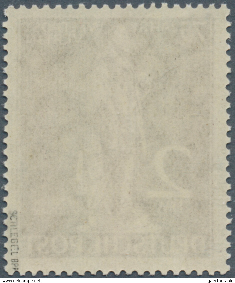 20543 Berlin: 1949, 2 M. Stephan, Postfrisches Luxusstück Mit Dem Plattenfehler "weißer Fleck Unter Der Re - Autres & Non Classés