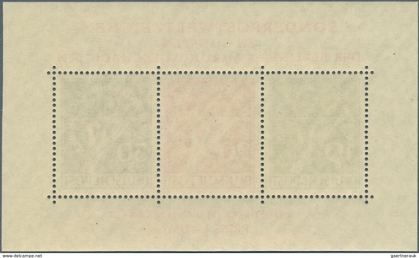 20554 Berlin: 1949, Währungsgeschädigten-Block Tadellos Postfrisch - Other & Unclassified