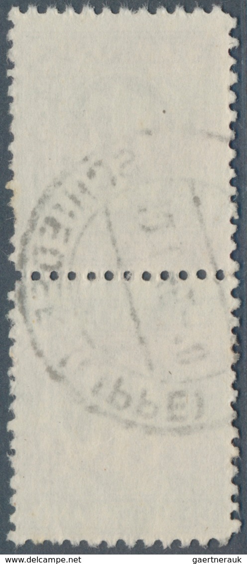 20740 Bizone: 1945/1946, 3 Pfg. AM-Post Blauviolett Mit Zähnung L 11 1/2 Im Senkrechten Paar Mit Stempel S - Other & Unclassified