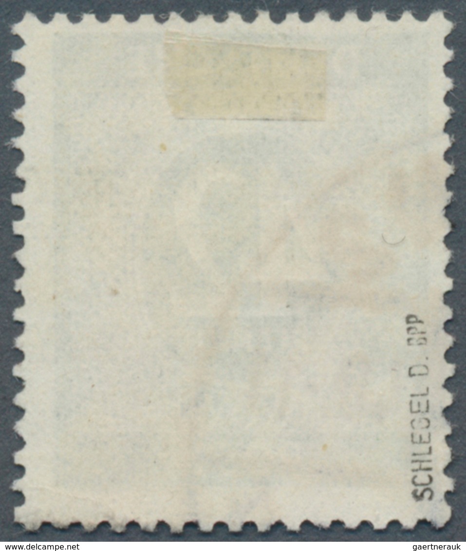 20772 Bizone: 1948, 42 Pfg. Mit Bandaufdruck Gestempelt, Geprüft Schlegel BPP, Mi. 850,- Euro. - Other & Unclassified