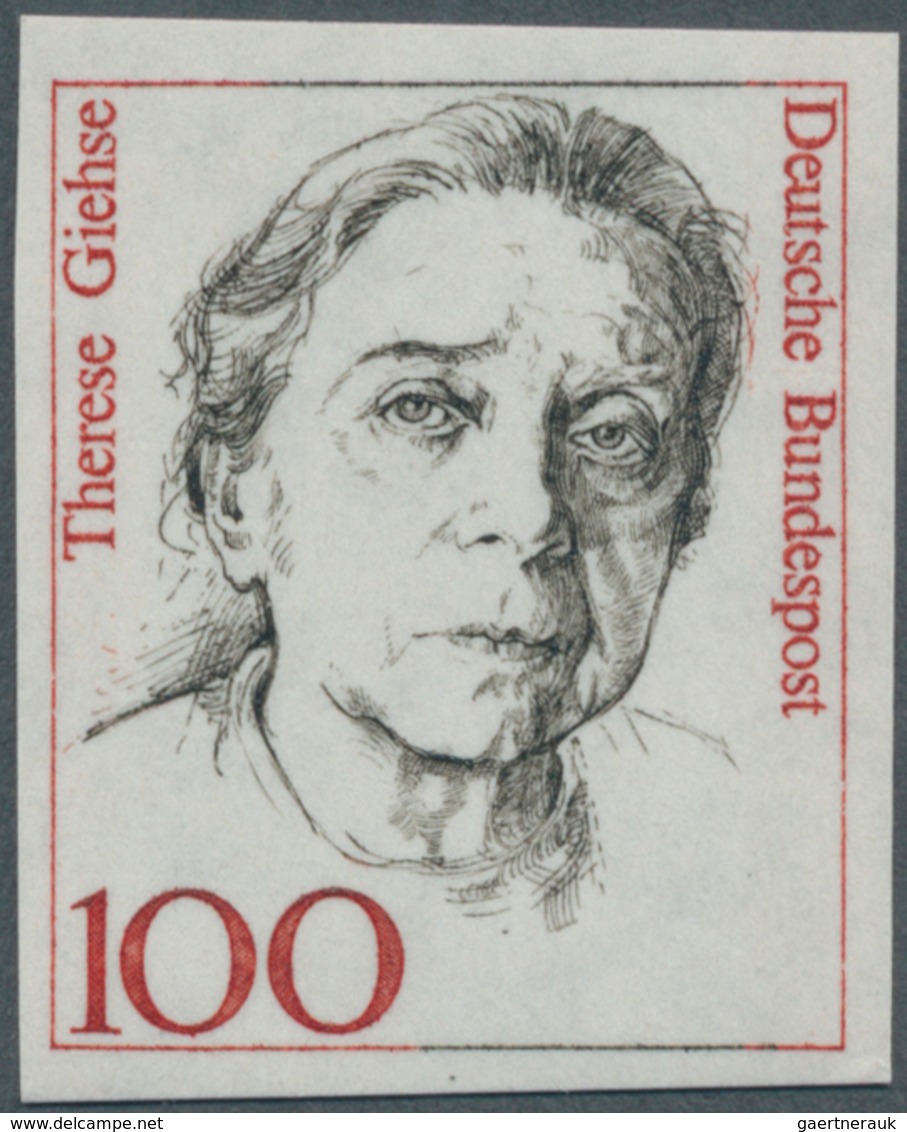 20904 Bundesrepublik Deutschland: 1988, 100 Pfg. Therese Giese Ungezähnt, Postfrisch. - Other & Unclassified