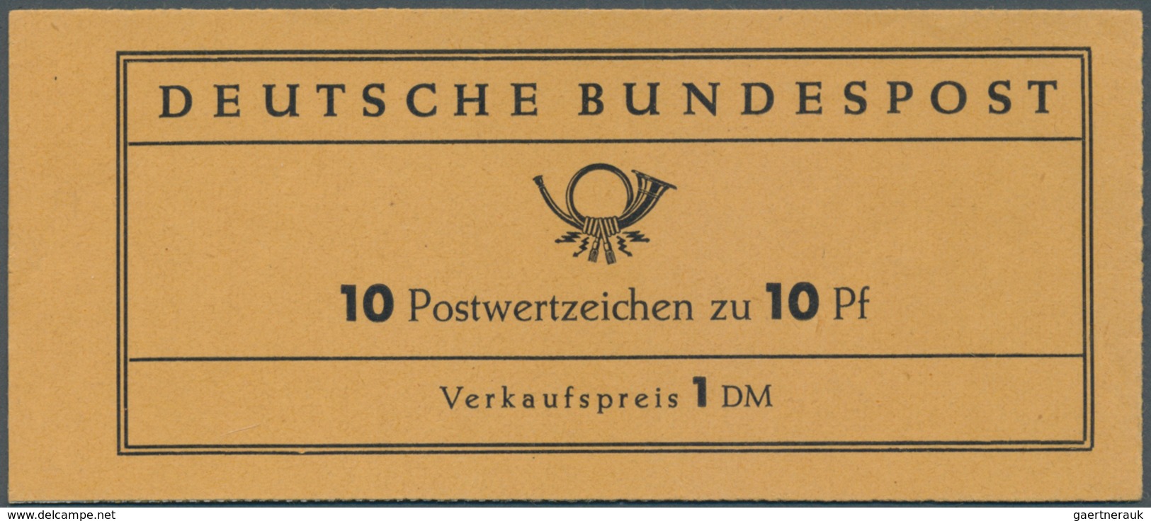 20930 Bundesrepublik - Markenheftchen: 1960: Heuss-Versuchsheftchen 1960 In Der Erstauflage Auf Fluoreszie - Other & Unclassified