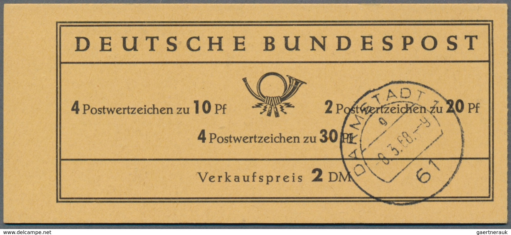 20931 Bundesrepublik - Markenheftchen: 1967, Brandenburger Tor, Reklame ''Postfach'', Versuchsauflage Mit Di - Other & Unclassified