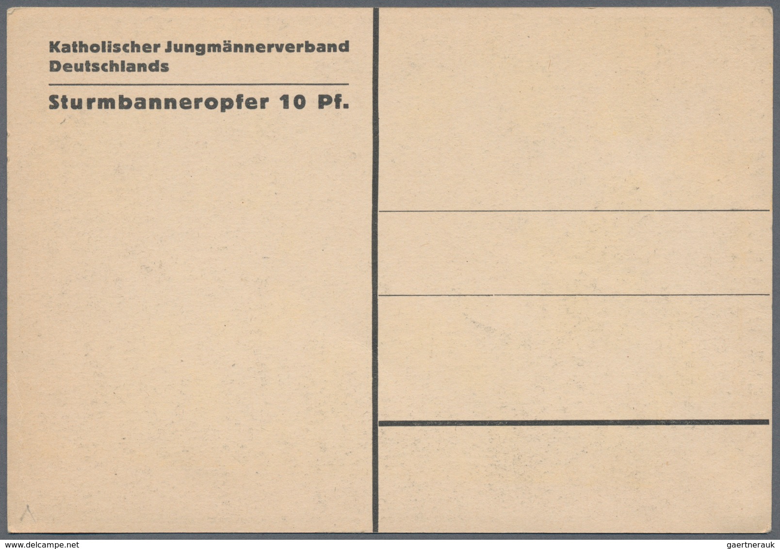 21040 Ansichtskarten: Propaganda: 1932, "Sturm 1932"  Christusjugend In Die Front !  Katholischer Jungmänn - Political Parties & Elections