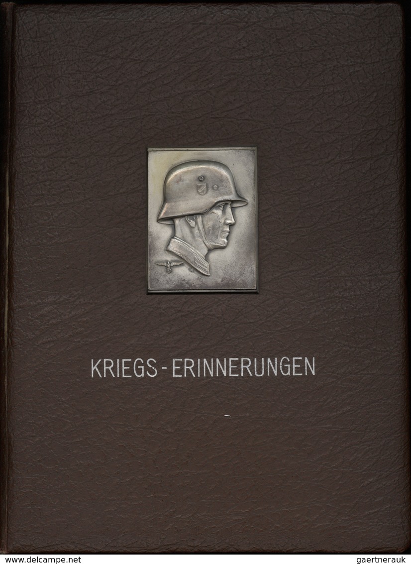 21074 Ansichtskarten: Propaganda: "Kriegs-Erinnerungen", 40-seitiges Album Des Kriegsberichters Rasso Köni - Political Parties & Elections