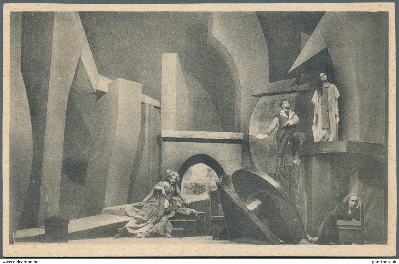 21218 Ansichtskarten: Motive / Thematics: THEATER, 3 Karten Moskauer Theater 30er Jahre, Kleine Auflagen, - Autres & Non Classés