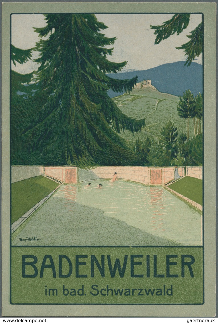 21223 Ansichtskarten: Baden-Württemberg: BADEN: 1888, Vorläuferkarte "SCHILTACH"/Schww., 1939, STAUFEN, "Z