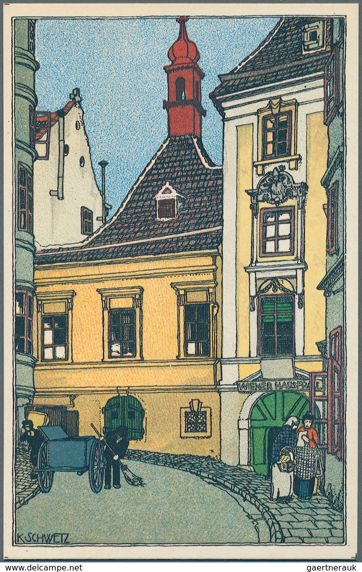 21327 Ansichtskarten: Künstler / Artists: SCHWETZ, Karl (1888-1956), österreichischer Maler, Grafiker Und - Zonder Classificatie