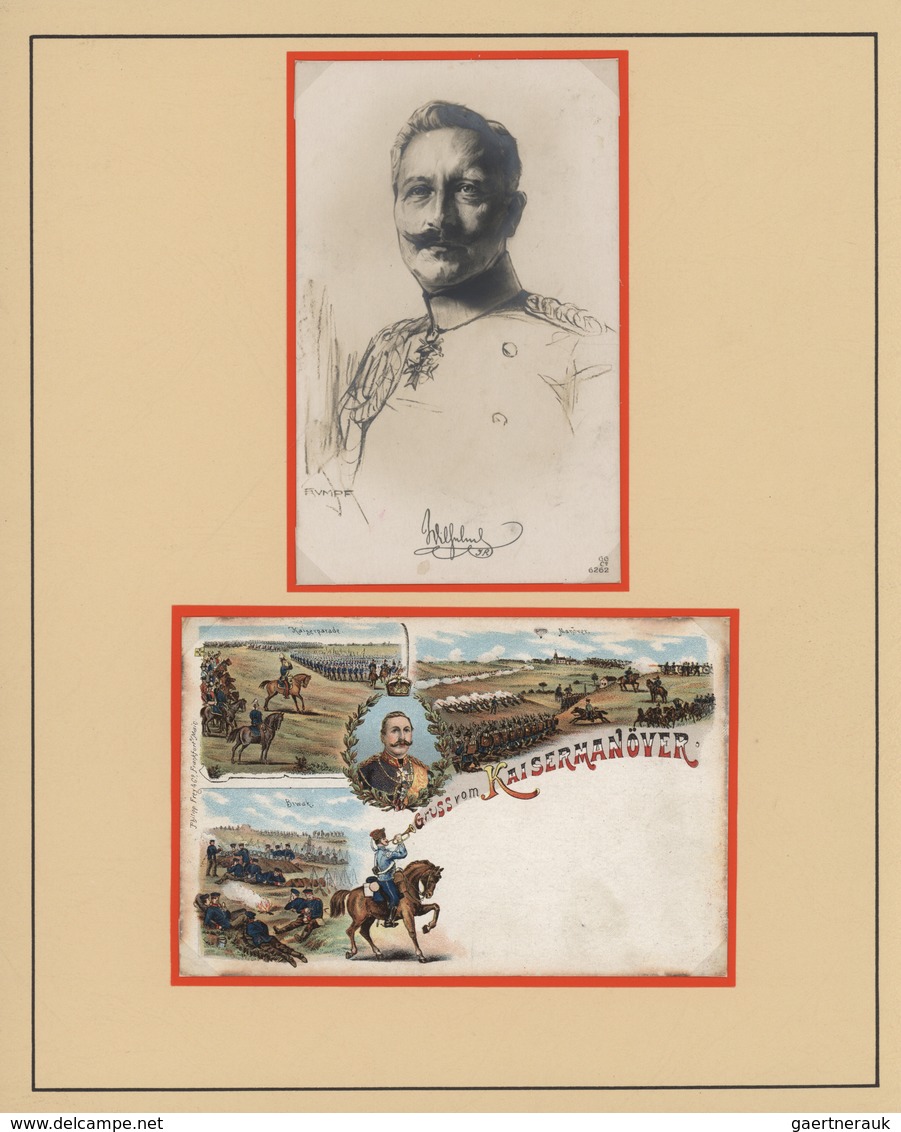 21340 Ansichtskarten: Politik / Politics: KAISER WILHELM II/FAMILIE, 1900/1940 (ca.), Umfassende Sammlung - Persönlichkeiten