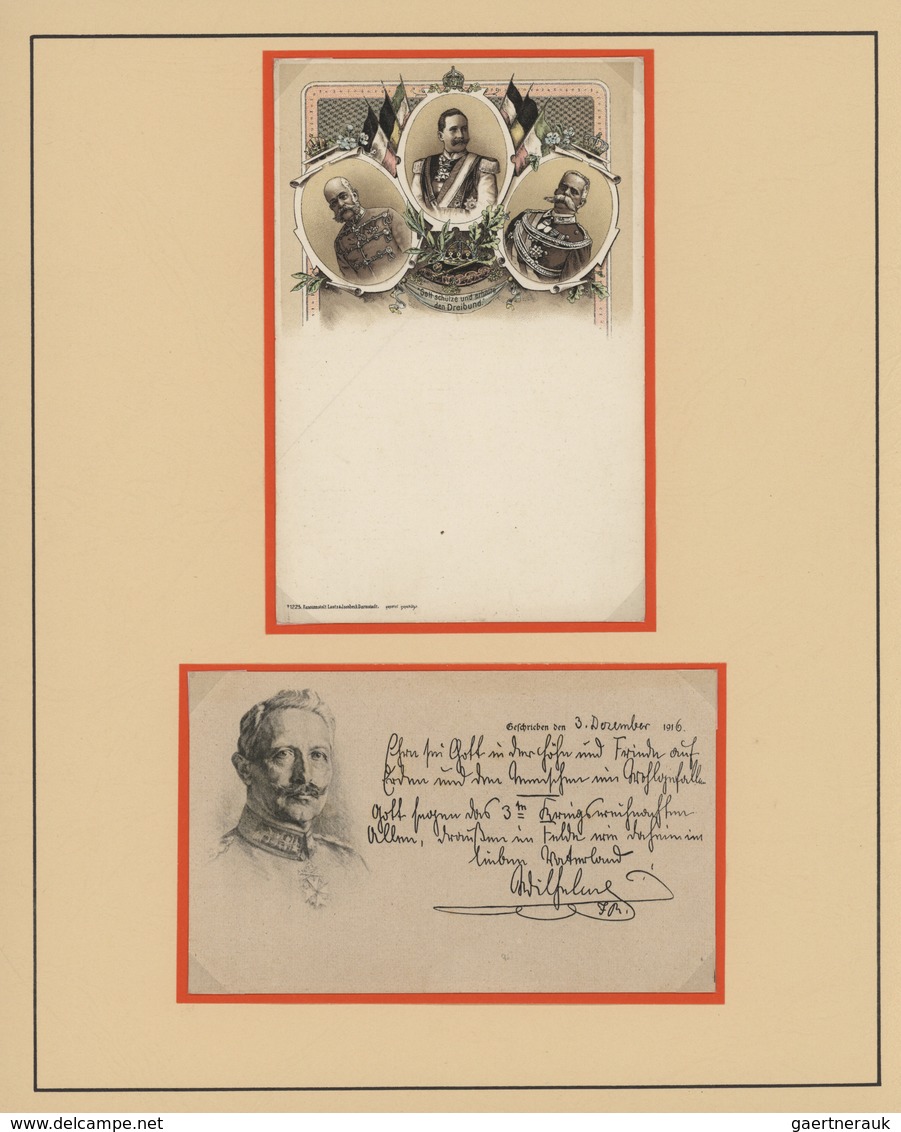 21340 Ansichtskarten: Politik / Politics: KAISER WILHELM II/FAMILIE, 1900/1940 (ca.), Umfassende Sammlung - People