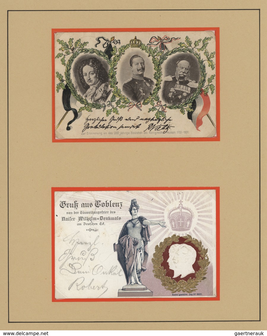 21340 Ansichtskarten: Politik / Politics: KAISER WILHELM II/FAMILIE, 1900/1940 (ca.), umfassende Sammlung