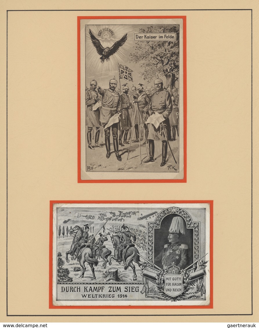 21340 Ansichtskarten: Politik / Politics: KAISER WILHELM II/FAMILIE, 1900/1940 (ca.), umfassende Sammlung