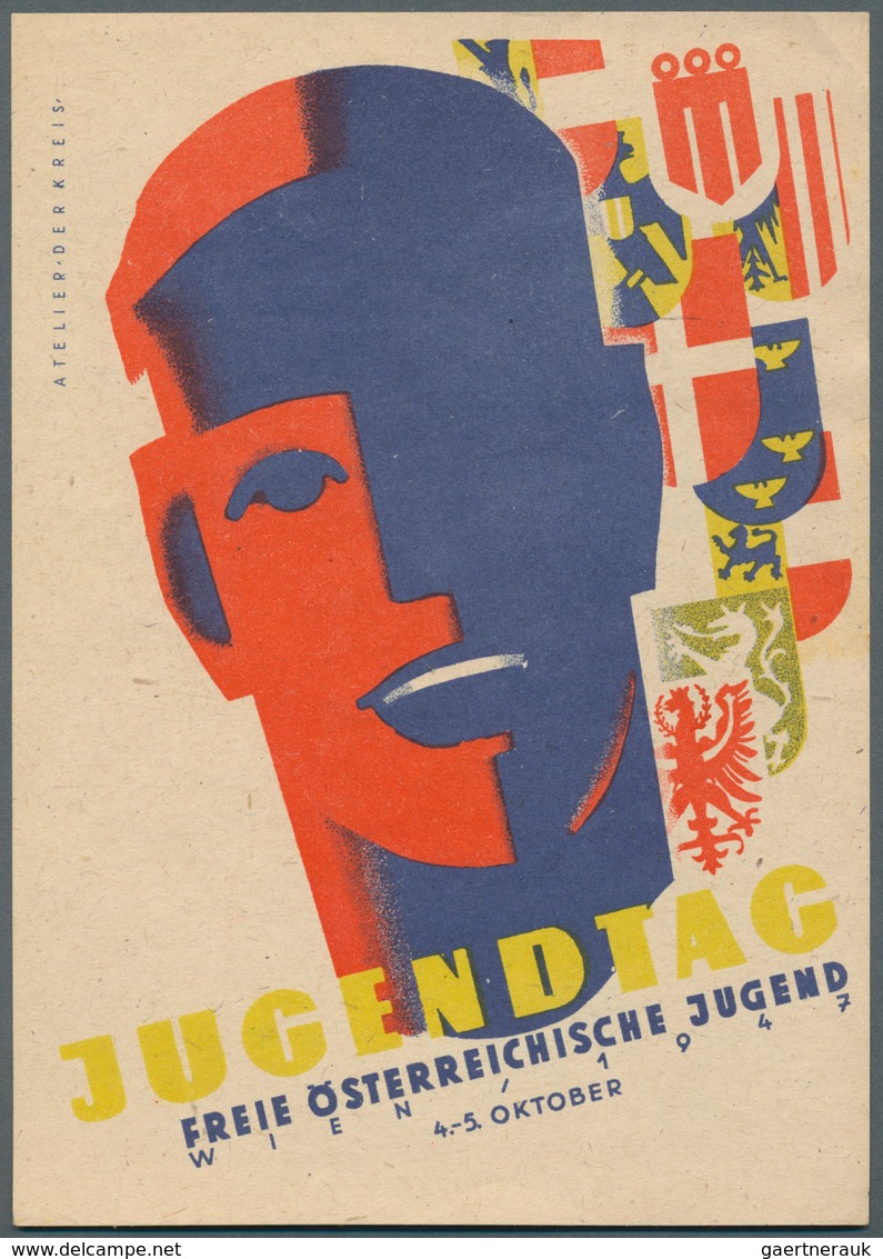 21341 Ansichtskarten: Politik / Politics: ÖSTERREICH Nach 1945, Politik, Geschichte Und Kultur Aus Den Jah - People
