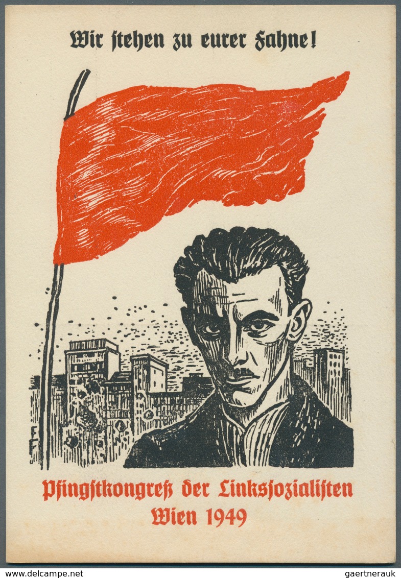 21341 Ansichtskarten: Politik / Politics: ÖSTERREICH Nach 1945, Politik, Geschichte Und Kultur Aus Den Jah - Persönlichkeiten