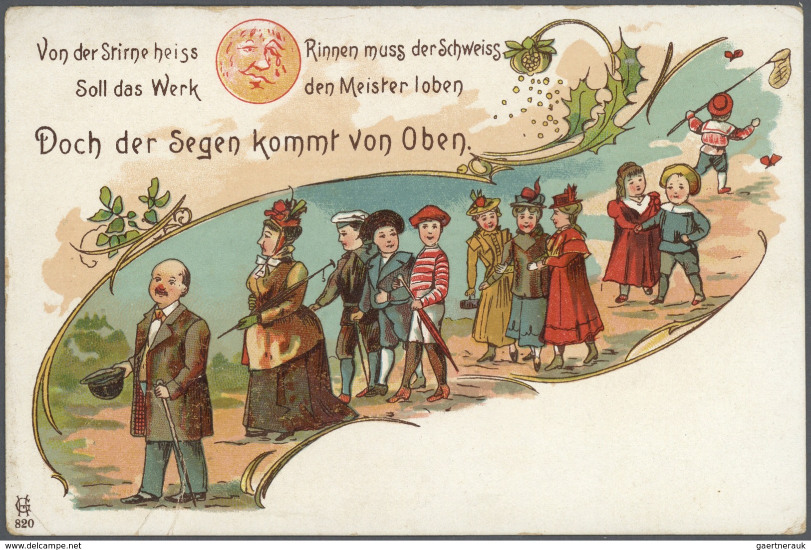 21594 Ansichtskarten: Motive / Thematics: WANDERN / REISEN / FERIEN, Ca. 1900/60, Schachtel Mit Ca. 350 Ka - Other & Unclassified