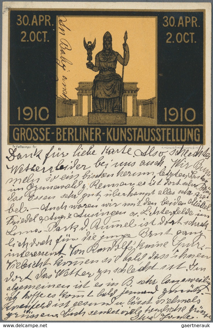 21598 Ansichtskarten: Motive / Thematics: WERBUNG / REKLAME / AUSTSTELLUNGEN, Ca. 1900/50, Interessanter P - Other & Unclassified