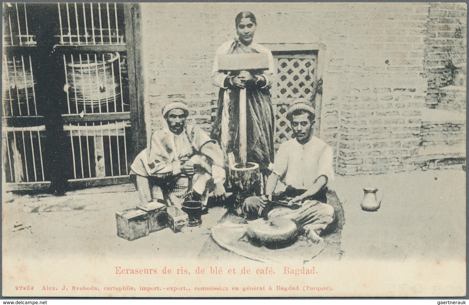 21638 Ansichtskarten: Alle Welt: IRAK / BAGDAD / BASRA, Ca. 1900/30, Album Mit Ca. 170 Karten, Dabei Einig - Zonder Classificatie