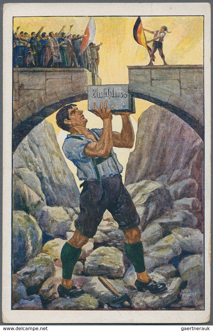 21662 Ansichtskarten: Österreich: 1897/1925 Ca., PATRIOTISCHE ANSICHTSKARTEN, Attraktives Konvolut Mit übe - Other & Unclassified