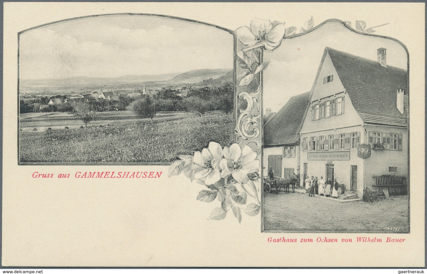 21668 Ansichtskarten: Deutschland: GASTWIRTSCHAFTEN / HANDLUNGEN / GESCHÄFTE, Ca. 1910/10, Kl. Lot Mit 15 - Other & Unclassified