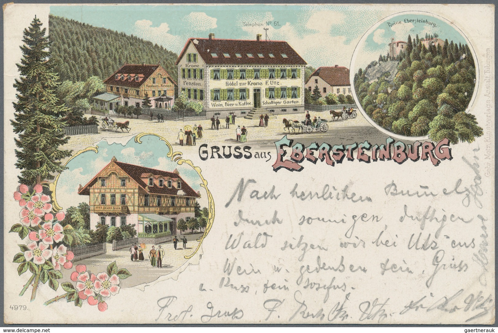 21671 Ansichtskarten: Baden-Württemberg: BADEN-BADEN (alte PLZ 7570), 18 Nur Bessere Historische Ansichtsk - Other & Unclassified