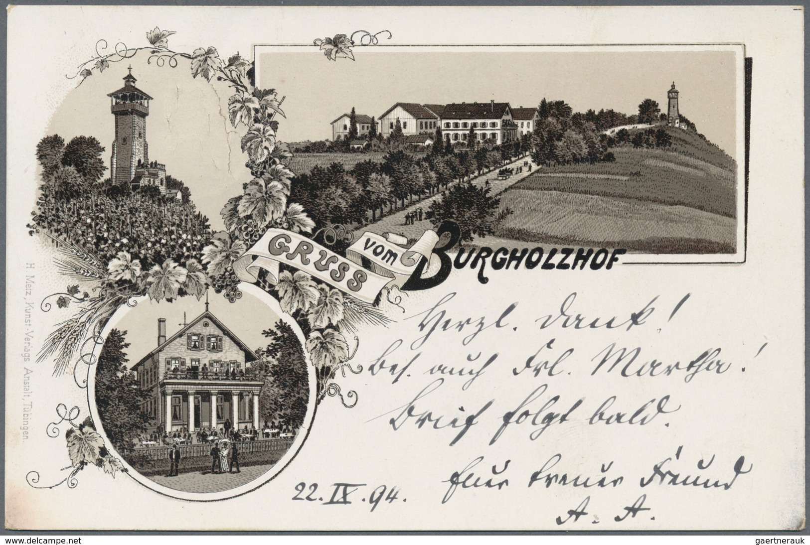 21687 Ansichtskarten: Baden-Württemberg: STUTTGART STADTTEILE, Kleine Partie Mit 18 Nur Besseren Ansichtsk - Other & Unclassified