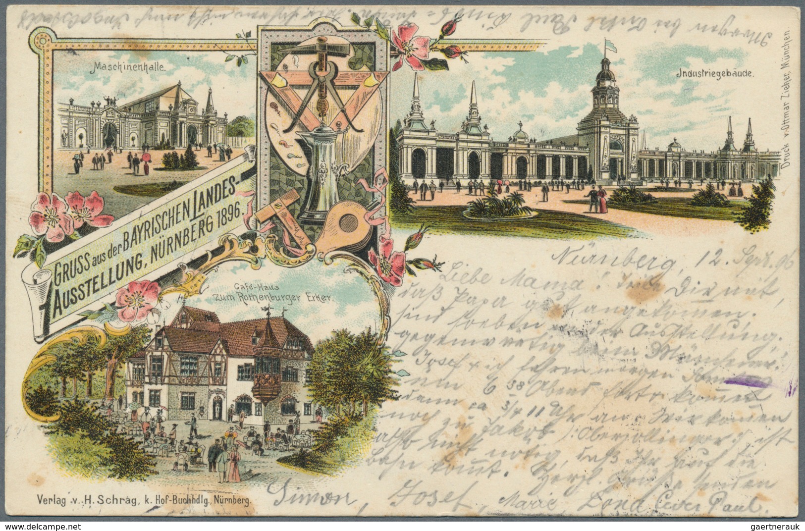21696 Ansichtskarten: Bayern: BAYERN, Schachtel Mit Gut 350 Historischen Ansichtskarten, Fast Alle Vor 194 - Other & Unclassified