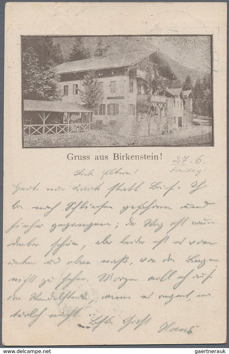 21709 Ansichtskarten: Bayern: MIESBACH Und Umgebung (alte PLZ 815 Und 816), Kleine Partie Mit 13 Historisc - Other & Unclassified